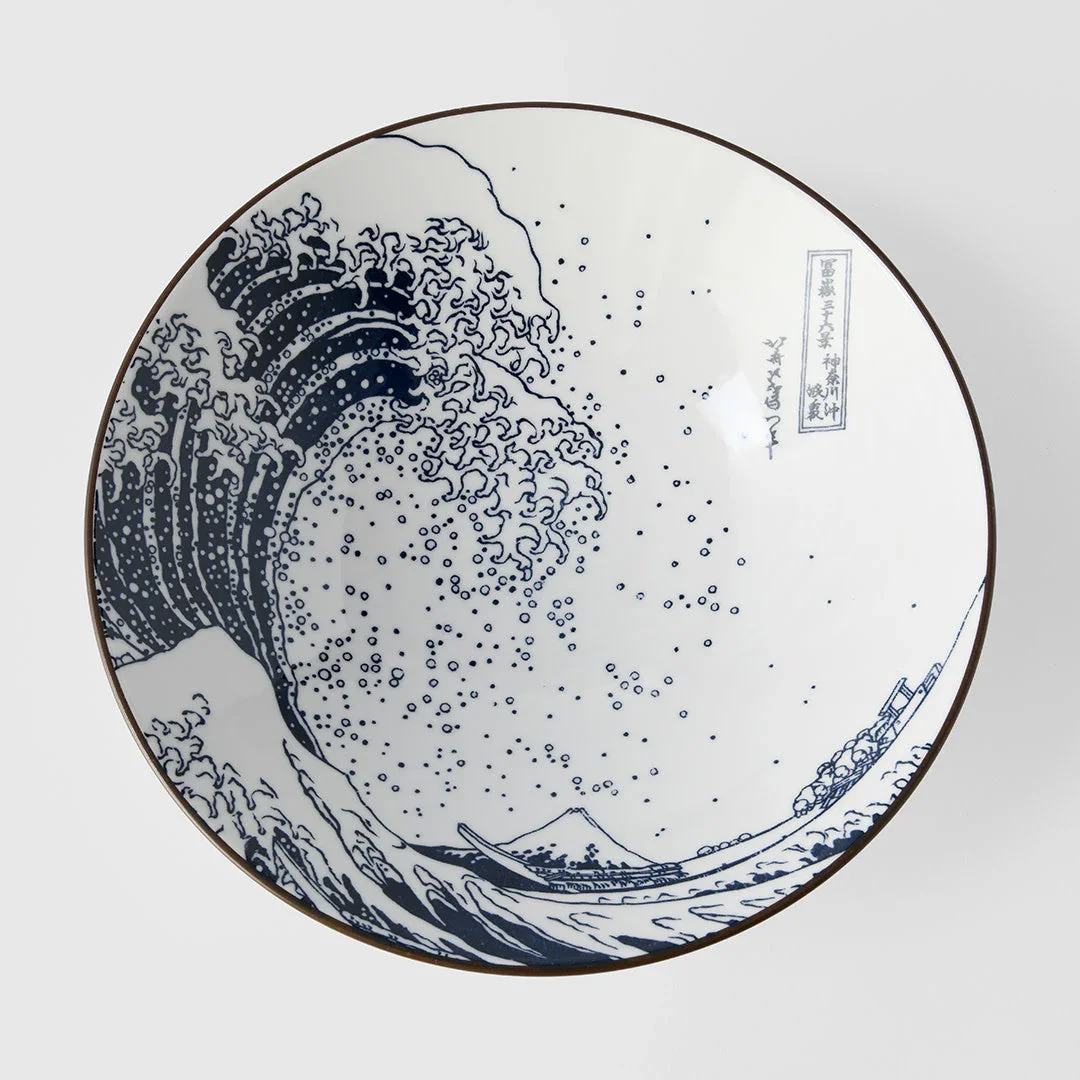 Ramen Bowl 24.5cm Hokusai Great Wave Design - Image 2