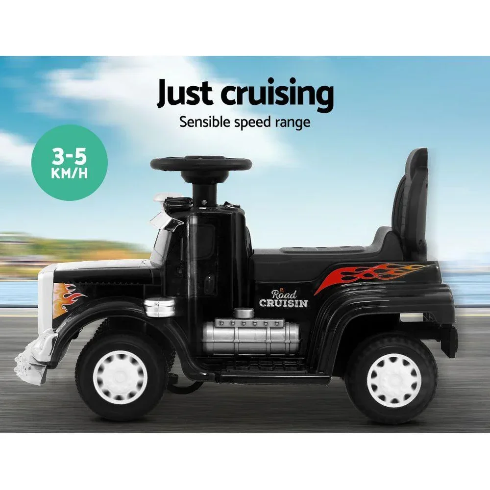 Kids Electric Ride On Car Truck Motorcycle Motorbike Toy Cars 6V Black - Image 5