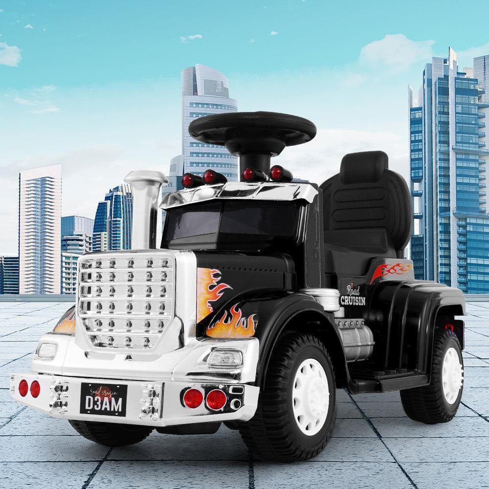 Kids Electric Ride On Car Truck Motorcycle Motorbike Toy Cars 6V Black - Image 7