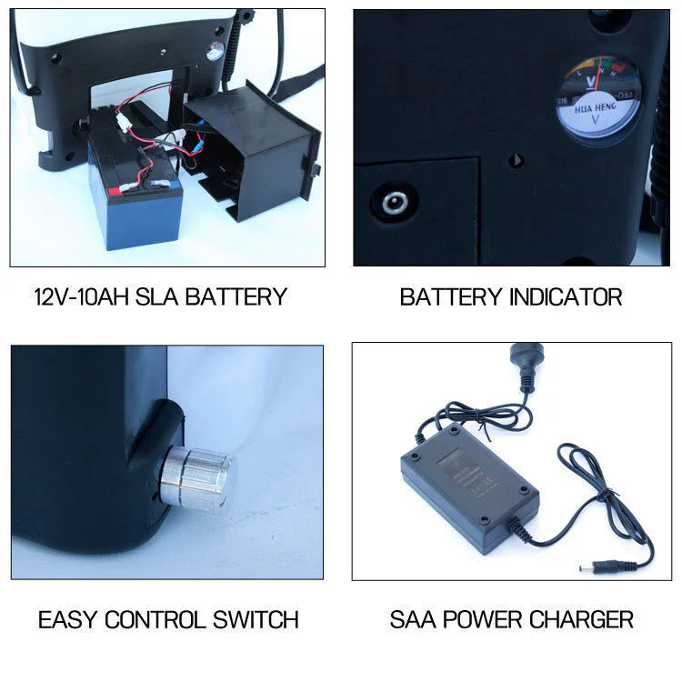 Samland Electric 12V Weed Sprayer & Pest Control Spray Pump Tank Knapsack Battery 16L - Image 5