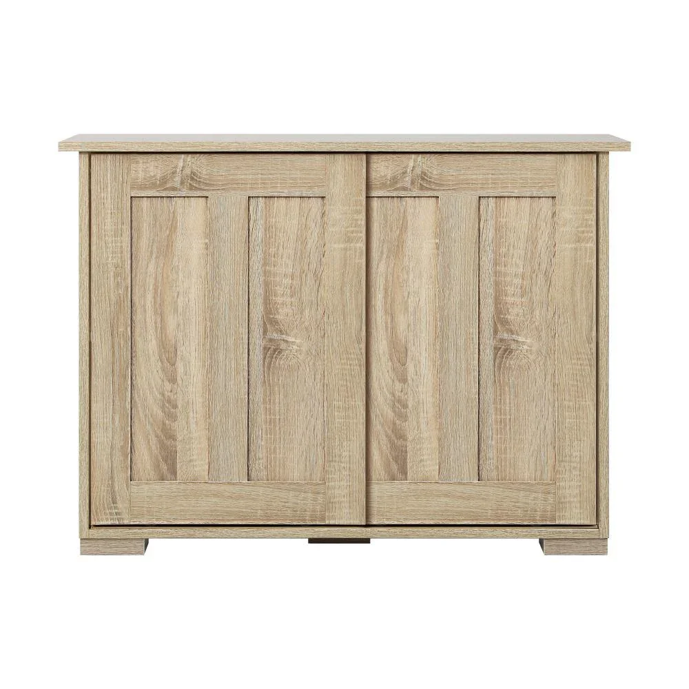 Sideboard with Sliding Doors Wooden - Image 3