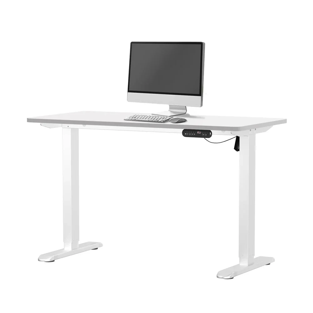 Electric Standing Desk Single Motor White 140CM - Image 4