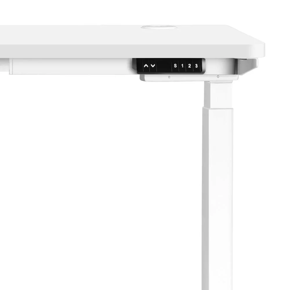 Standing Desk Dual Motor Adjustable 140cm White - Image 3