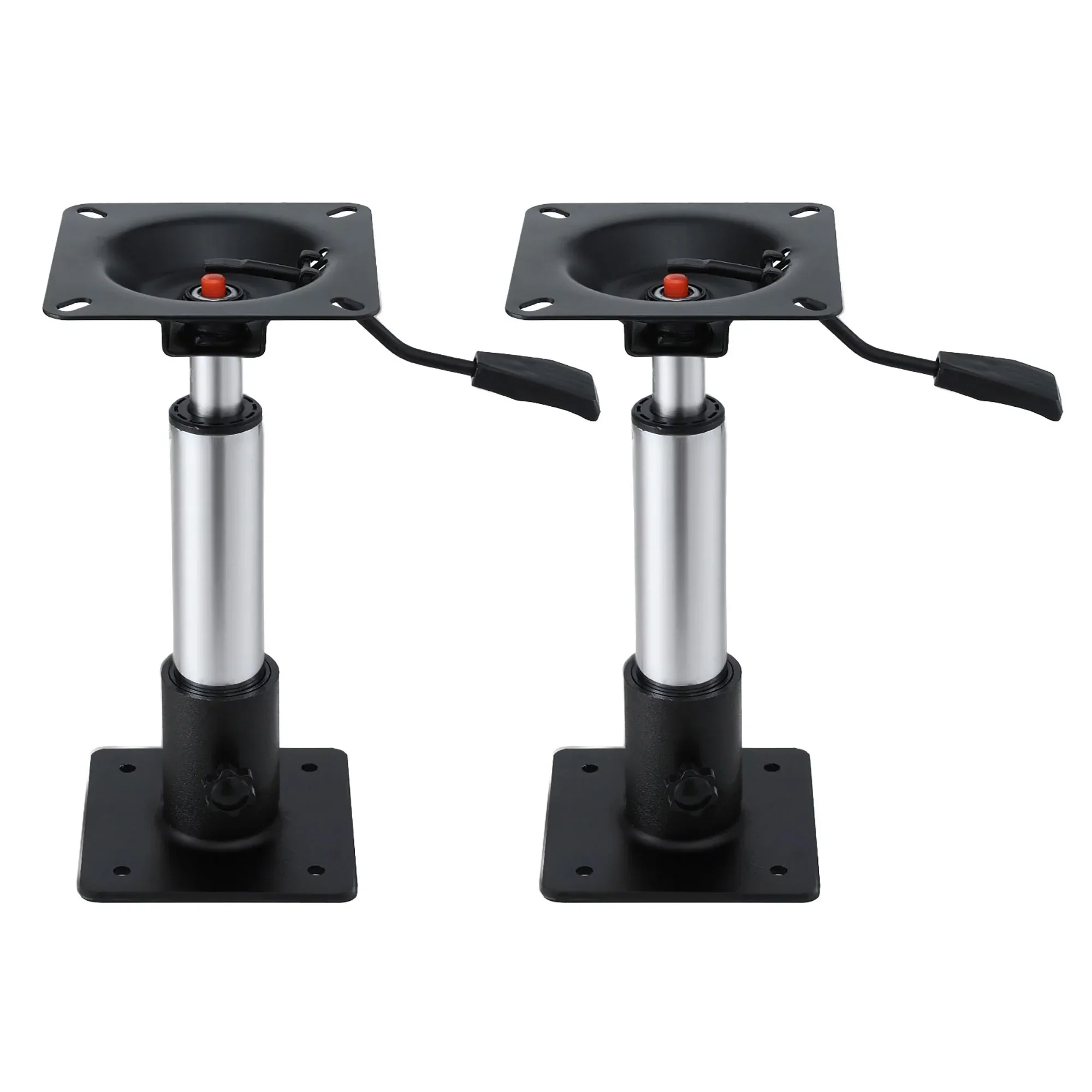 Boat Seat Pedestal 34–46cm Adjustable Gas Lift 360 Degrees Swivel 2 Pack - Image 3