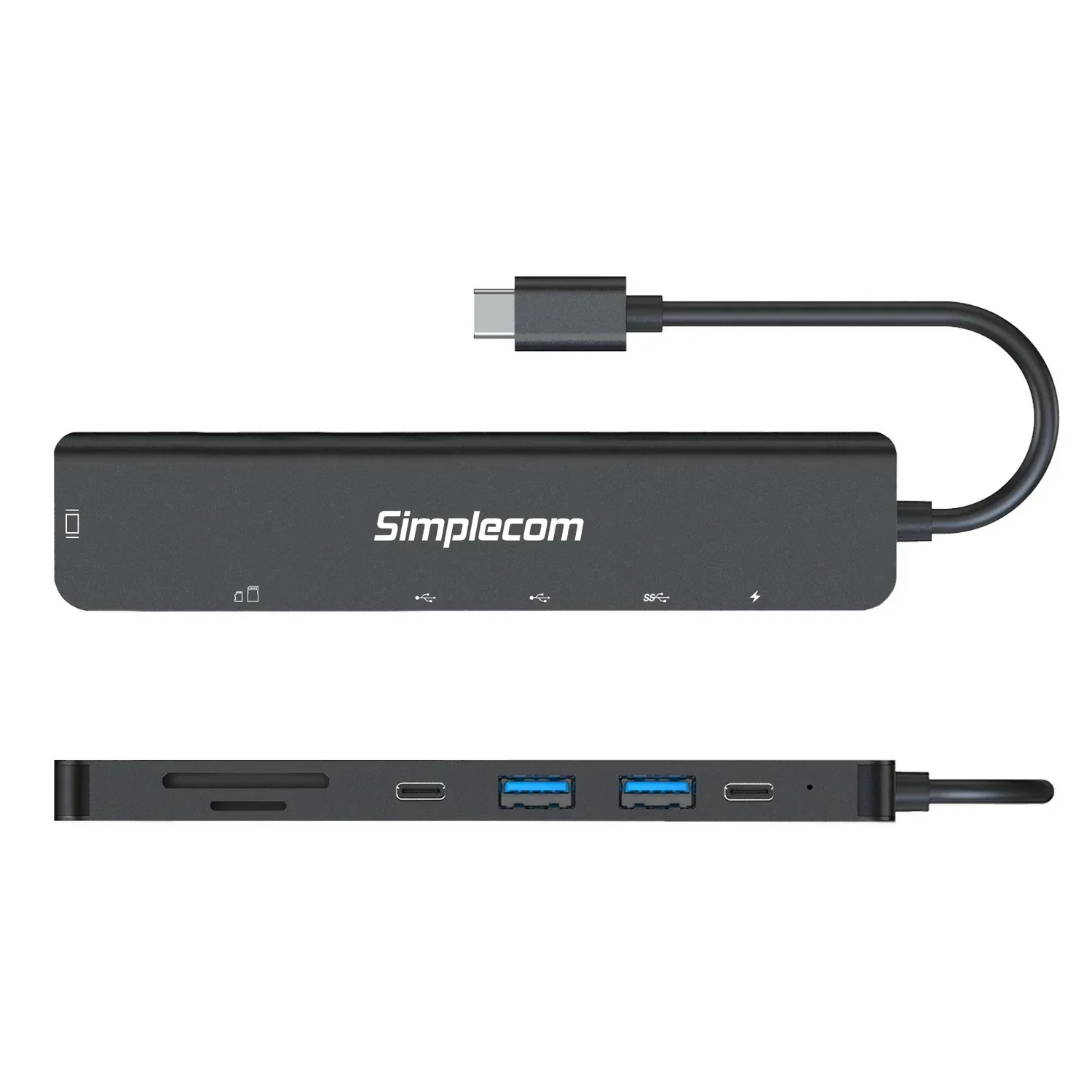 CH547 USB-C 7-in-1 Multiport Adapter USB Hub HDMI Card Reader PD - Image 4