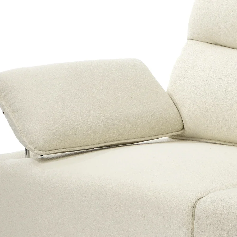 2 Seater Love Seat Couch Sofa Lounge Side Pocket Armrest - Image 3