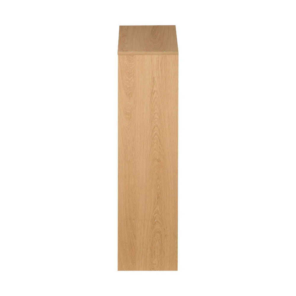 Kids Bookshelf Children Bookcase Display Shelf Rack Natural - Image 4