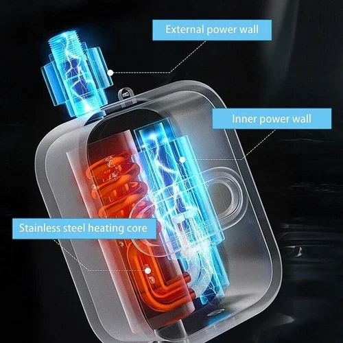 Mini Electric Instant Tankless Hot Water Heater Under Sink Shower Water System - Image 2