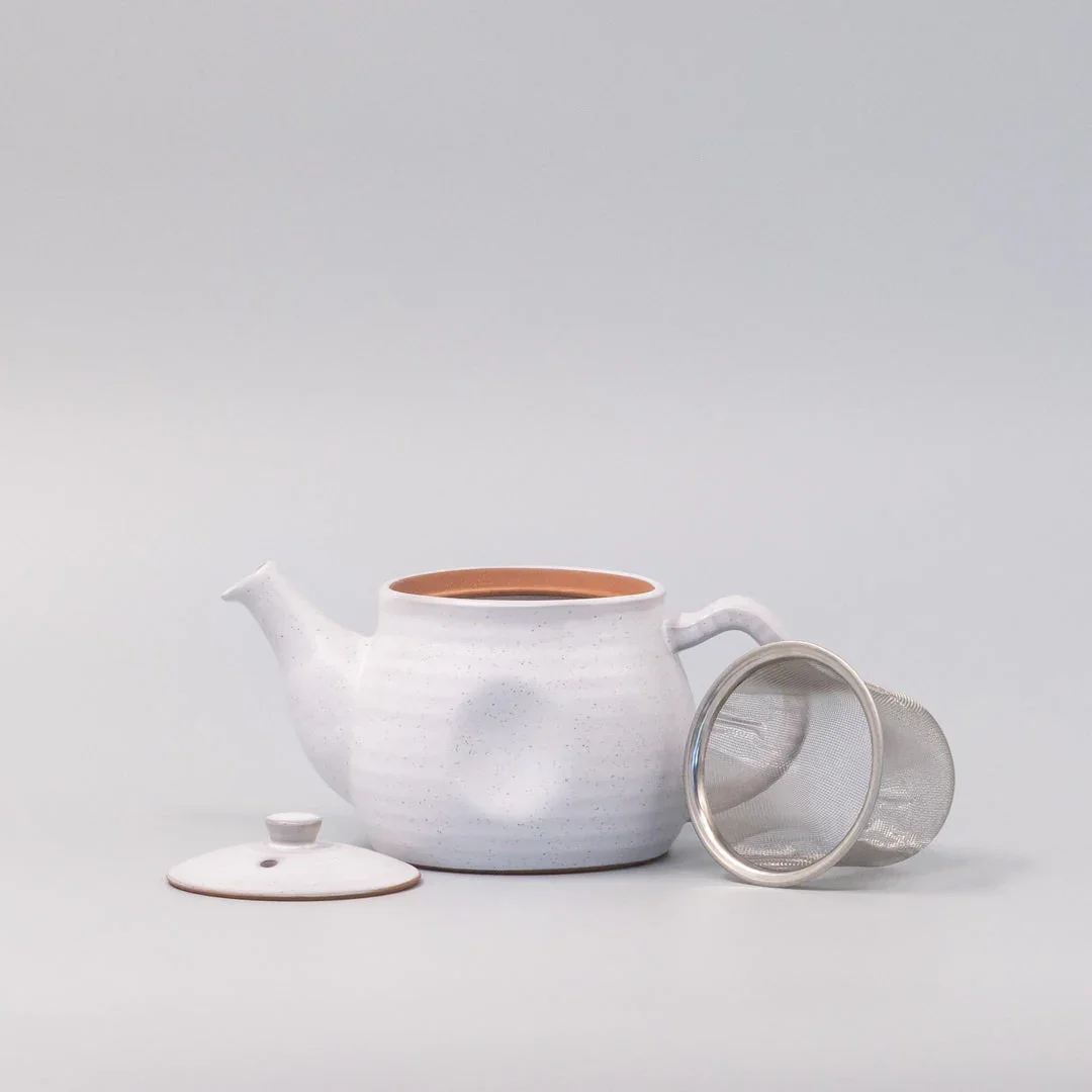 Teapot 300ml Speckled White Glaze