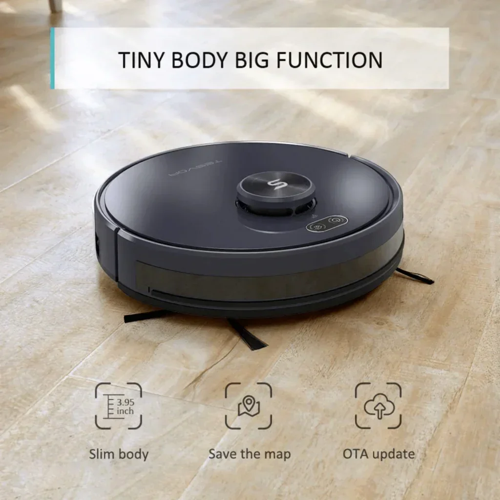 Tesvor S6+ Robot Vacuum Cleaner Mop 2700Pa With Laser Navigation - Image 4