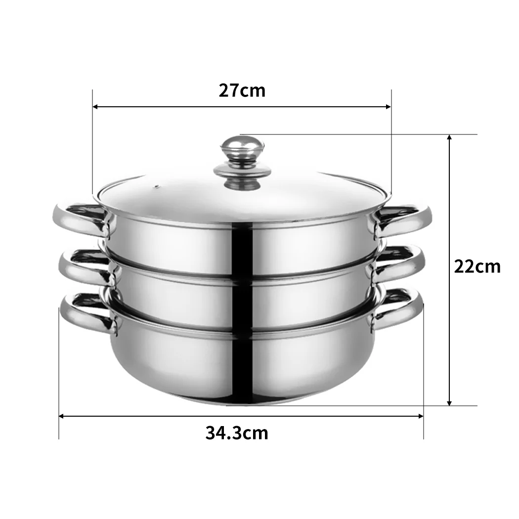 Stainless Steel Steamer Meat Vegetable - Image 4