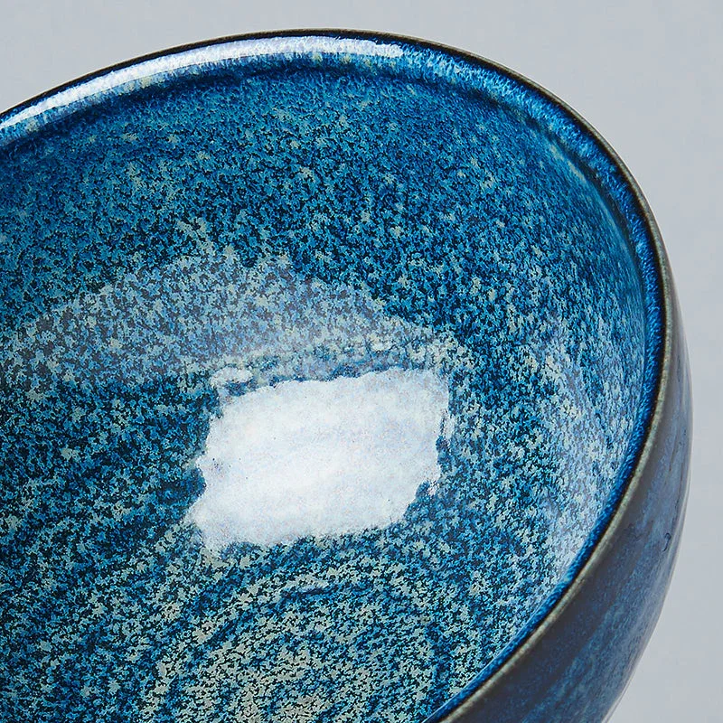 Udon Bowl 19cm Kanso Indigo Blue Glaze - Image 3