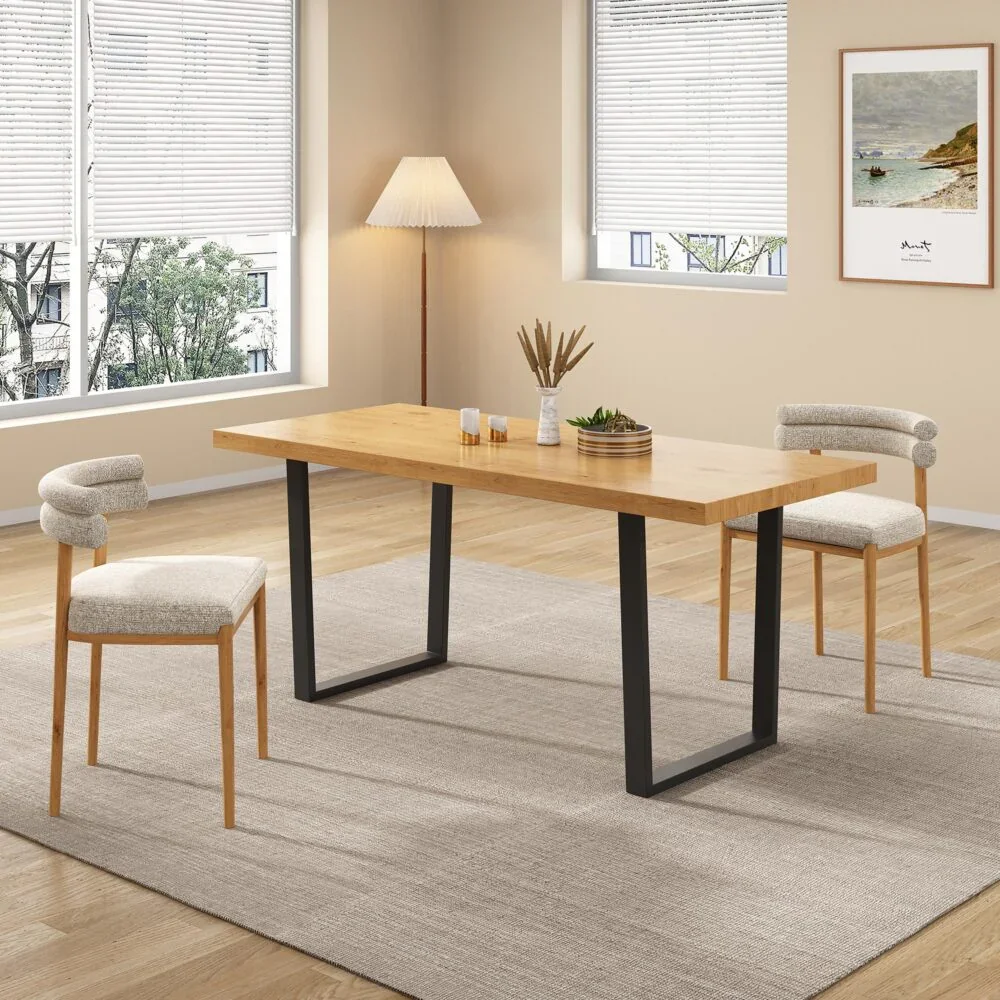 Venice Rectangular Dining Table 170cm Natural - Image 2
