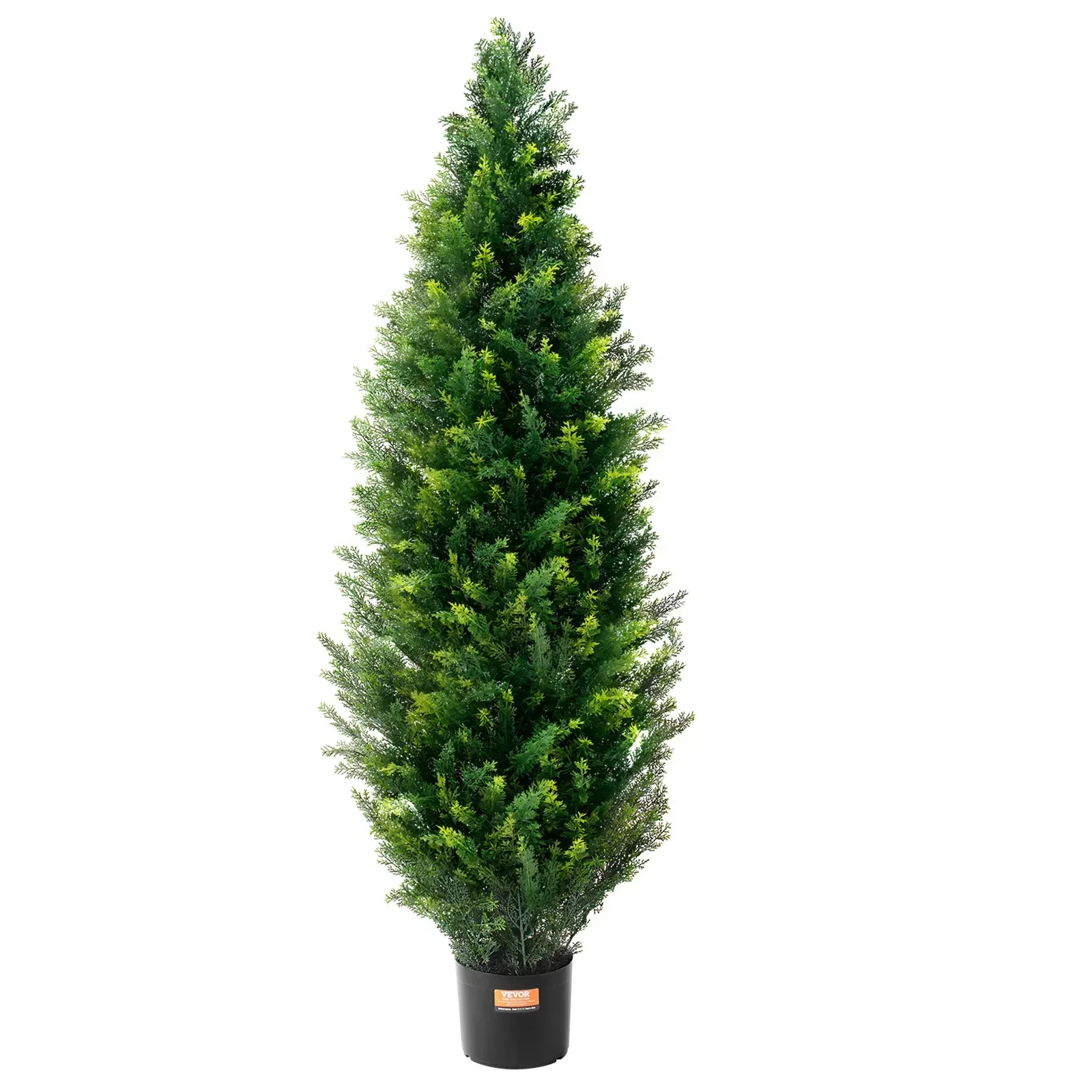 2 Pack 4' Artificial Cedar Topiary Tree Faux Plant UV Decor In/Outdoor - Image 10