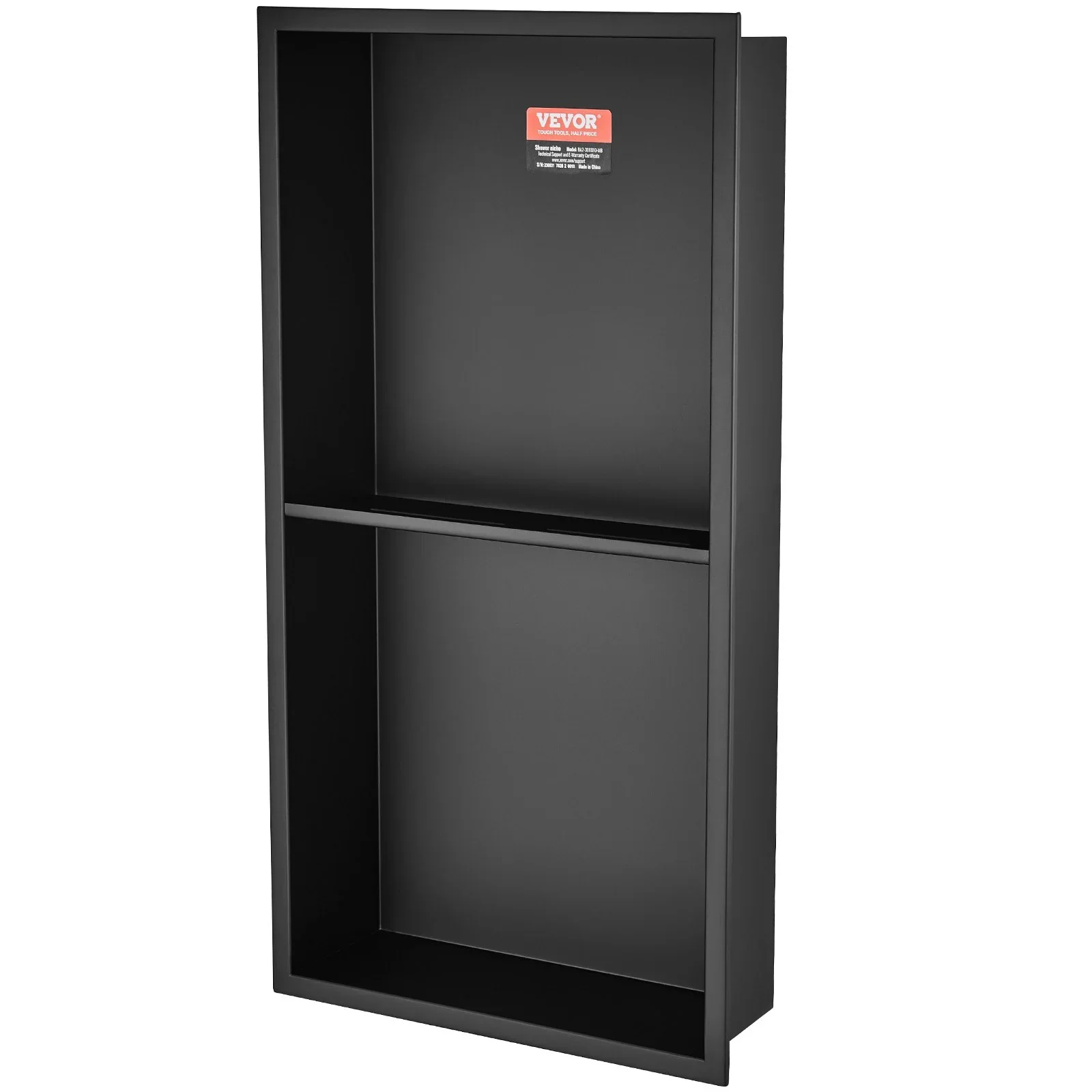 33.02 x 63.5 cm No Tile Shower Niche 304 Stainless Steel, Wall-Inserted Niche Recessed Double Shelves, Sealed Waterproof Rust-Resistant Modern Niche for Shower or Soap Storage Bathroom - Image 10
