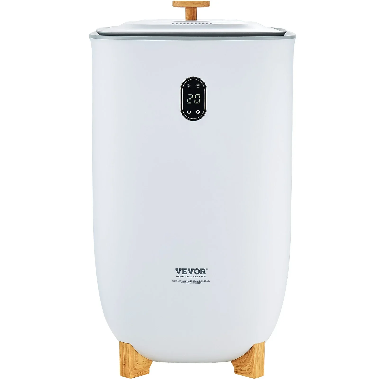 35L Large Towel Warmer Bucket with LED Screen Drying Fuction & Timer White - Image 11