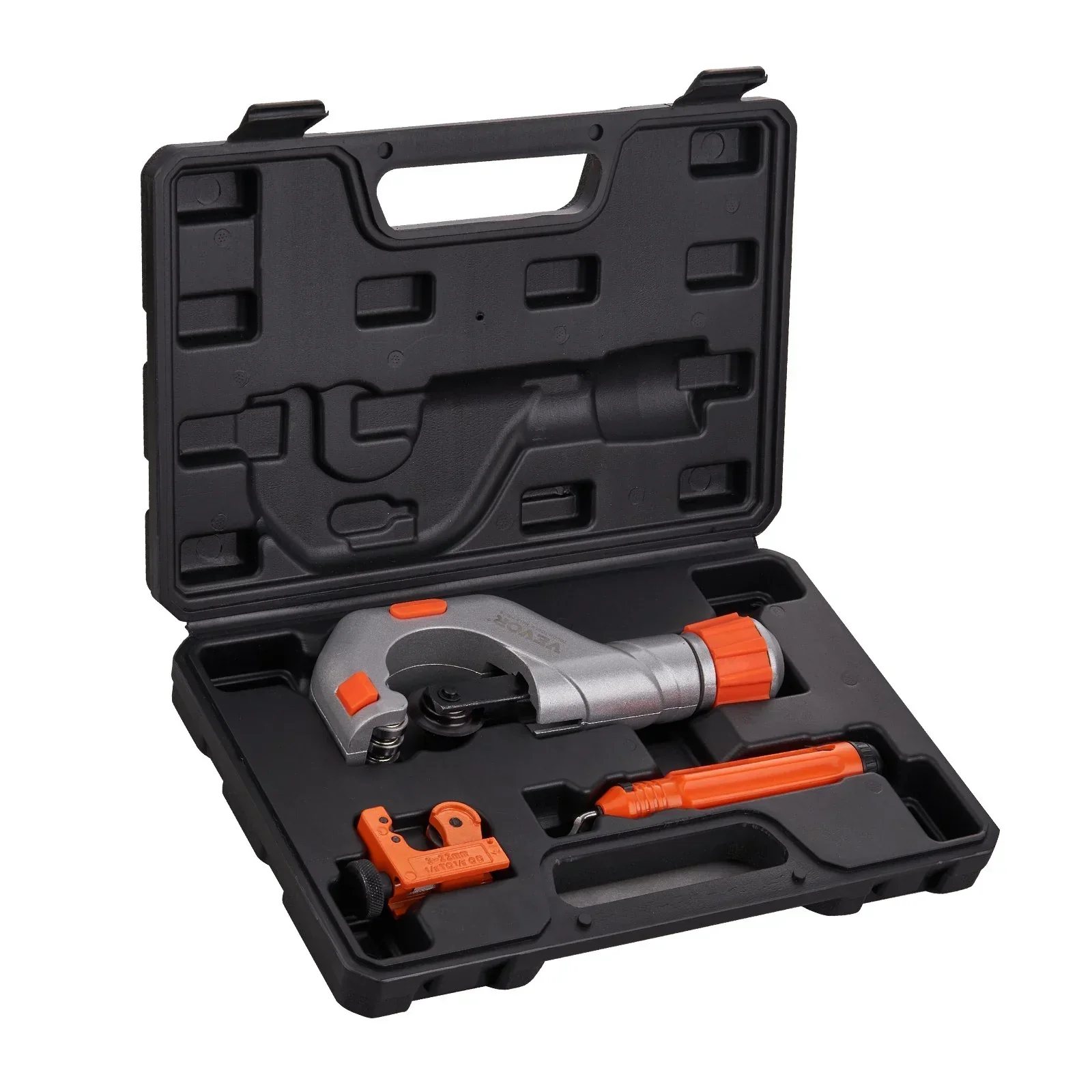 3PCS Tubing Cutter Set, 3/16"-2" O.D. Copper Pipe Cutter, 1/8"-7/8" O.D. Mini Tube Cutter and Deburring Tool, Heavy Duty Pipe Cutter Set for Copper, Aluminum, Stainless Steel, Plastic Pipes - Image 9