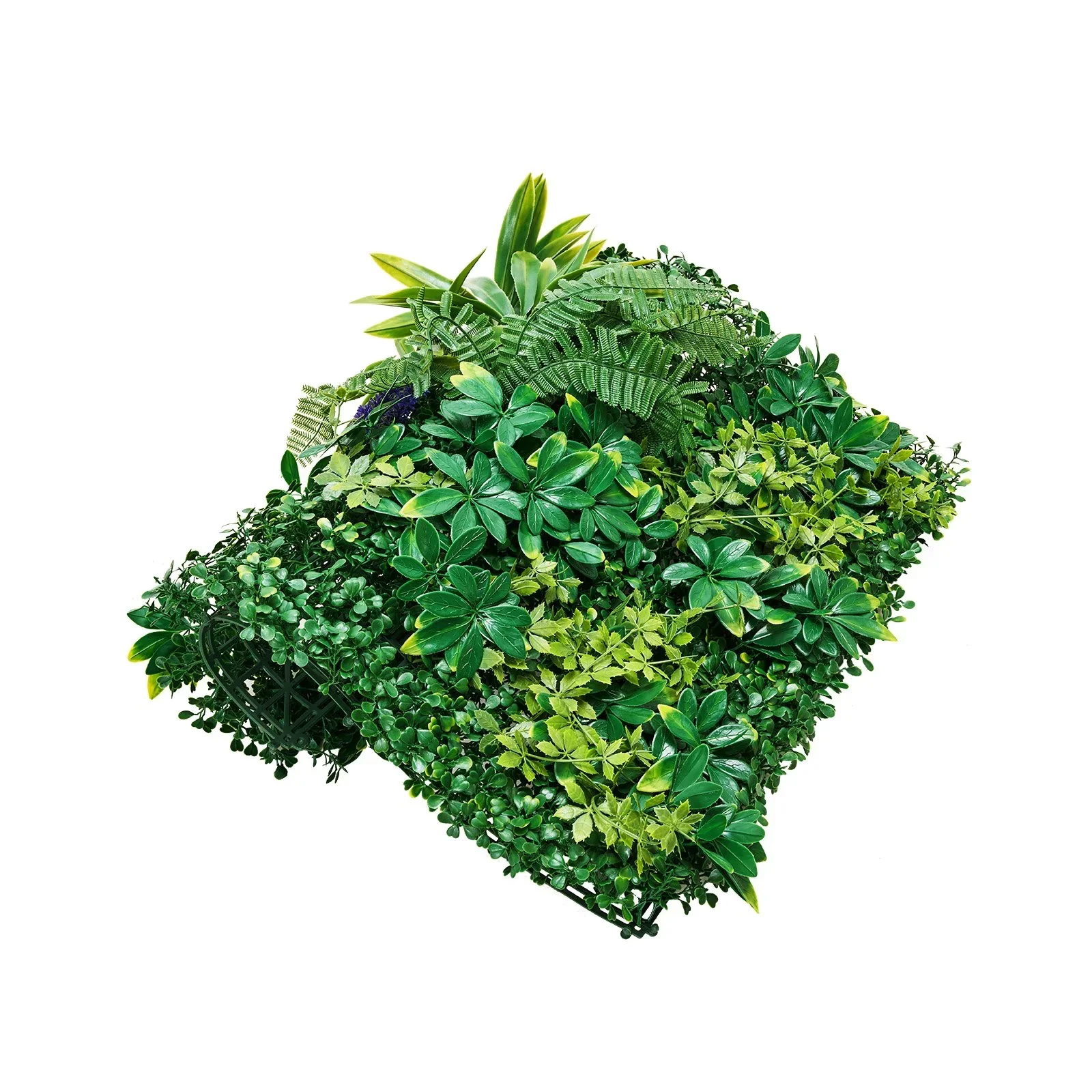 Artificial Grass Wall Panels, 12 PCS 20 x 20 inch, 3D Combination Greenery Boxwood Panel for Indoor Outdoor Green Decor & Ivy Fence Covering, Privacy Backdrop Wall Hedge Screen for Garden - Image 11