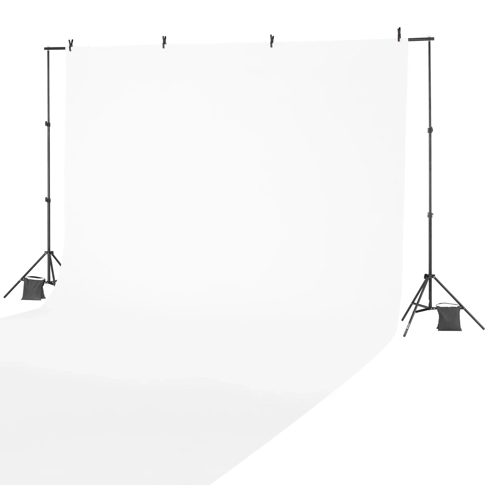 Backdrop Stand, 198 x 300 cm Adjustable Photo Backdrop Stand Kit, Portable Background Backdrop Stand with 5 Crossbars, Heavy Duty Projector Screen Stand, for Wedding, Photo Video Studio & Party - Image 11