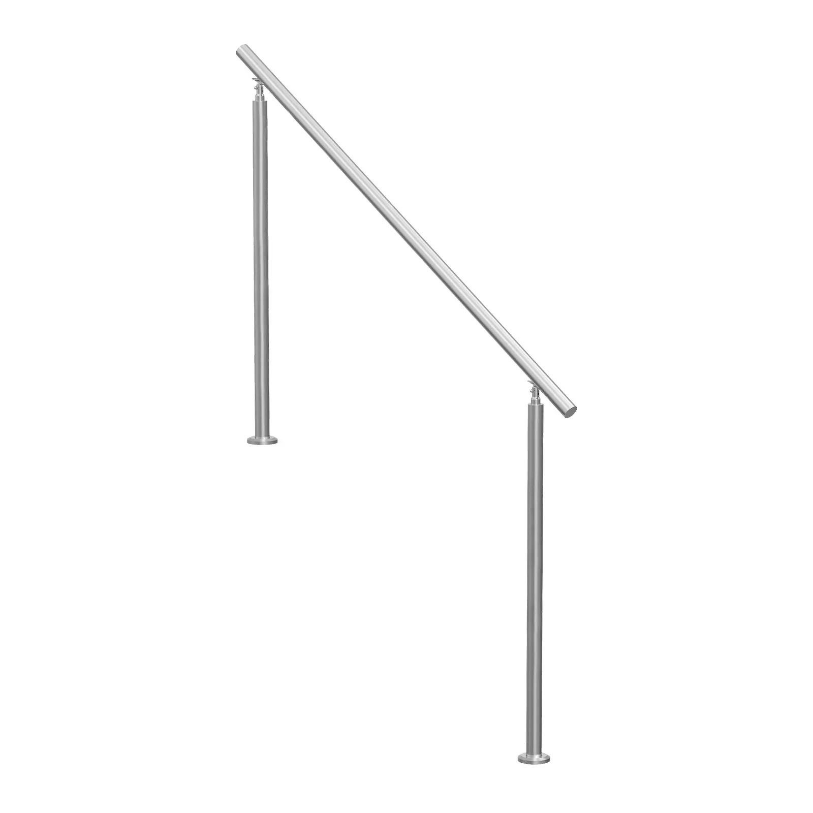 Handrails for Outdoor Steps, 59 in/ 150cm Length Stair Hand Rail Kit, Transitional Stainless Steel Railings with Installation Kit, Double-column Staircase Handrails for Seniors,Porch & Deck - Image 11