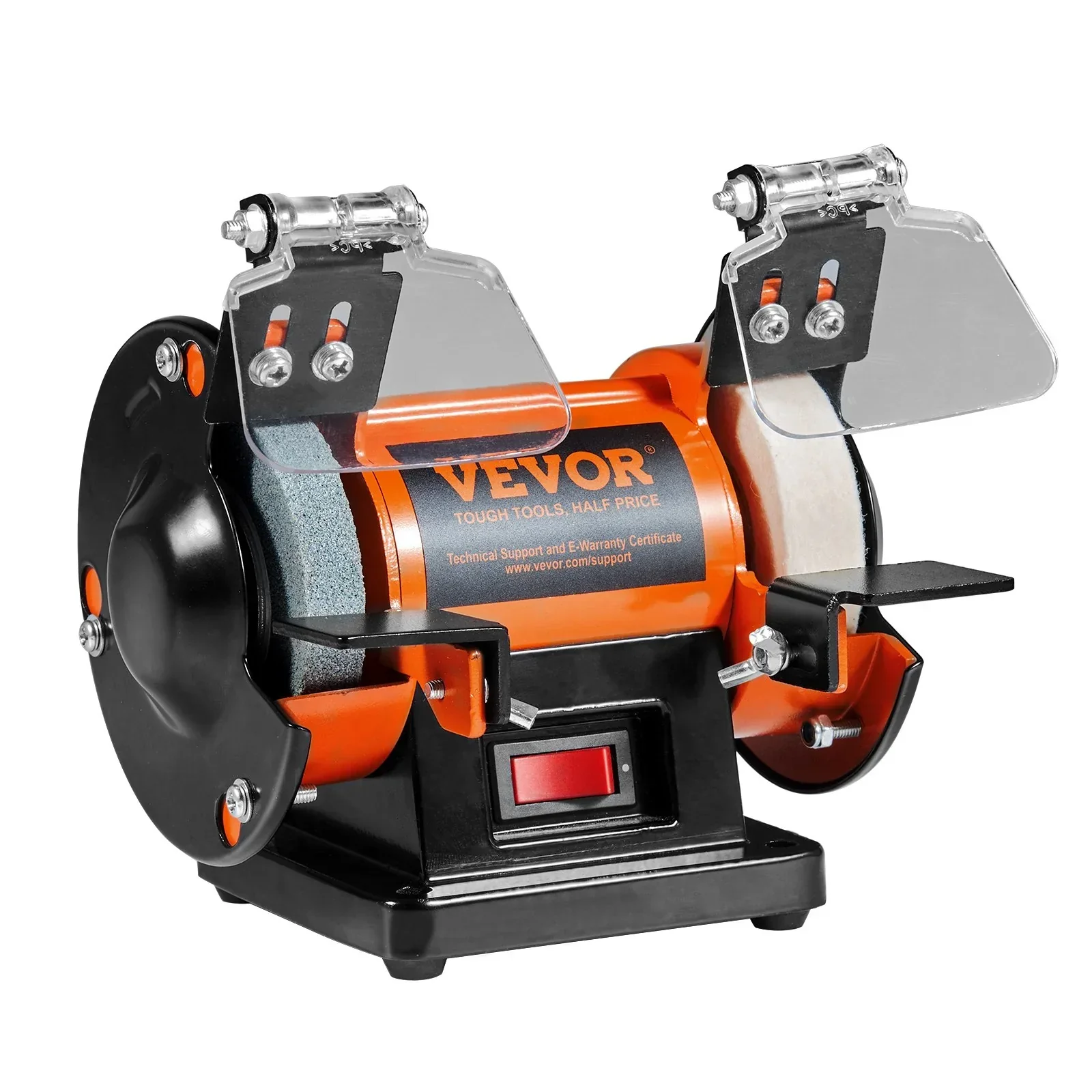 Jewelry Polisher, Bench Grinder Polishing & Buffing Machine, 3590RPM Bench Lathe Polisher with 1 Wool Wheel & 1 Abrasive Fiber Wheel & 1 Grinding Wheel & 100pcs Tools - Image 10