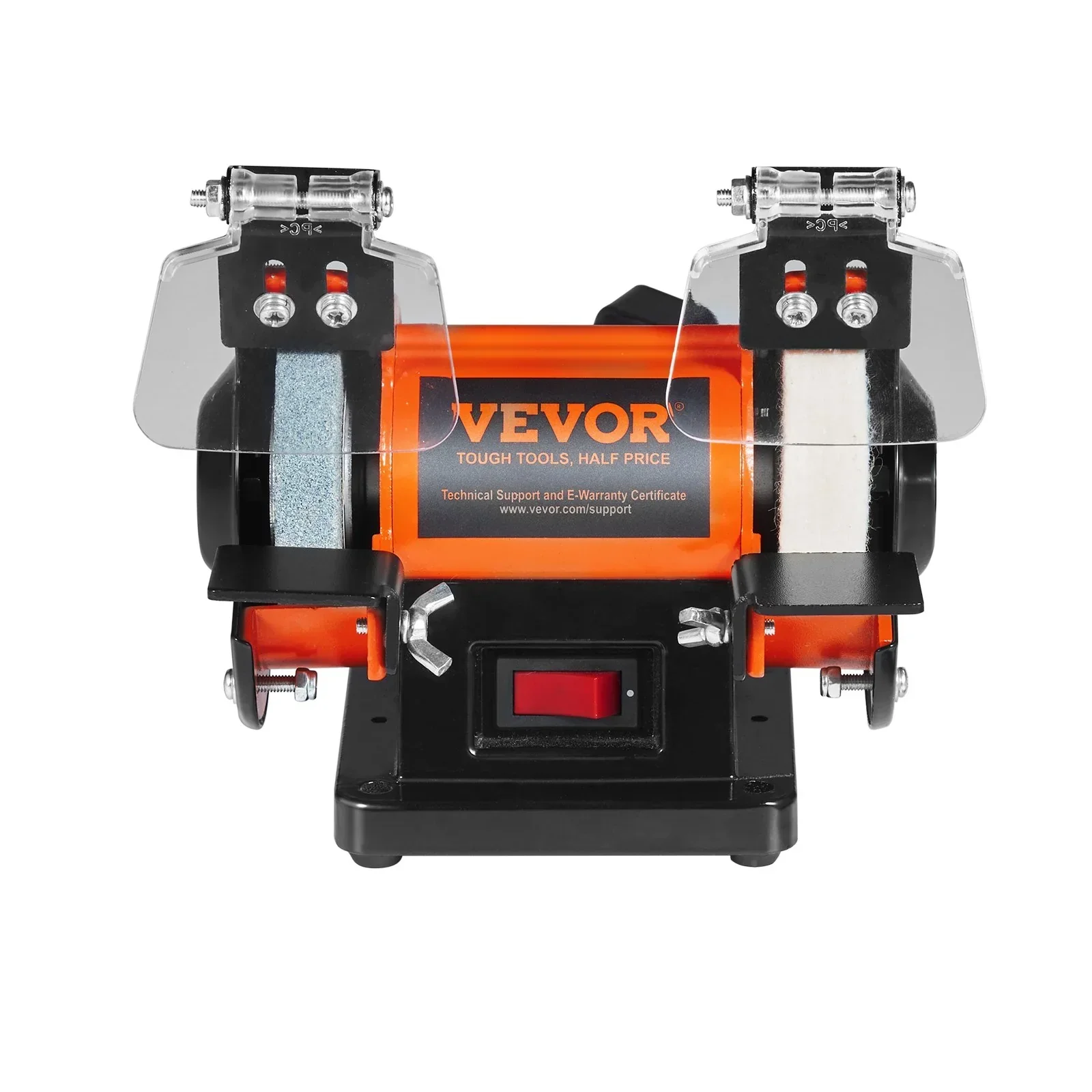 Jewelry Polisher, Bench Grinder Polishing & Buffing Machine, 3590RPM Bench Lathe Polisher with 1 Wool Wheel & 1 Abrasive Fiber Wheel & 1 Grinding Wheel & 100pcs Tools - Image 11