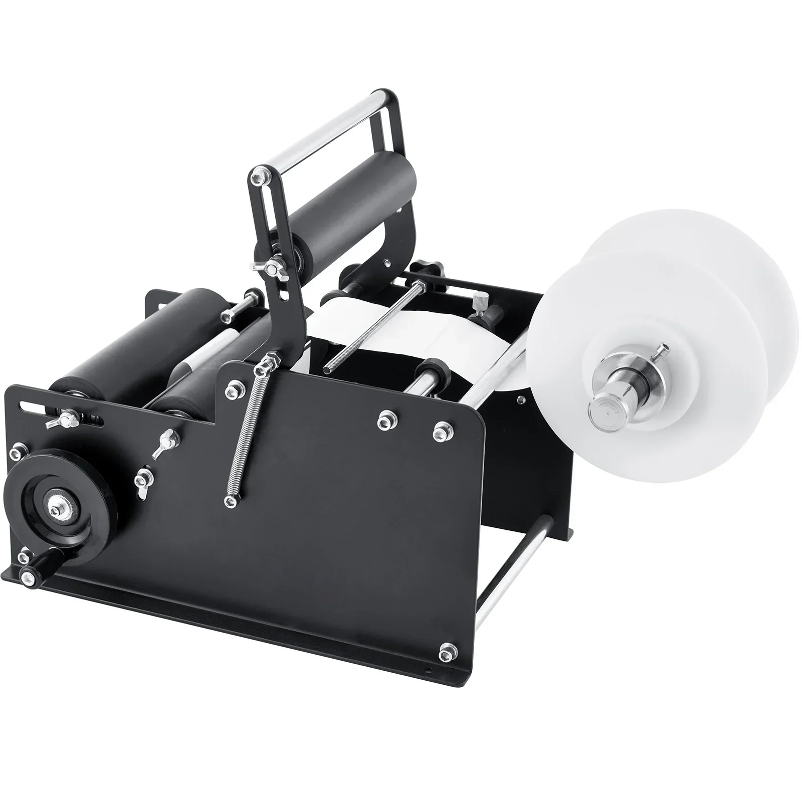Manual Round Labeling Machine, 15-20pcs/min, Bottle Label Applicator for Round Bottles, Adjustable Manual Round Bottle Labeler Suitable for Round Bottle Diameter 20-120 mm (with Pressing Bar) - Image 9
