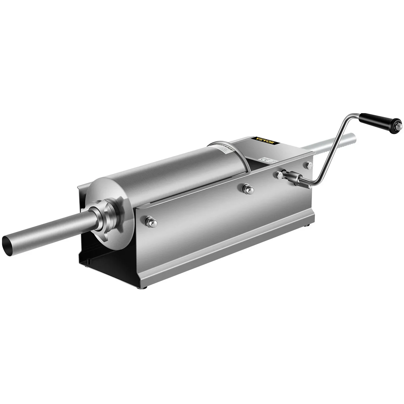 Manual Sausage Stuffer, 5 L / 11 LBS Horizontal Sausage Machine, Dual-Speed Meat Stuffer, Made of Food-Grade 304 Stainless Steel, Includes 5 Stuffing Tubes, for Home Kitchen Restaurant Commercia - Image 10