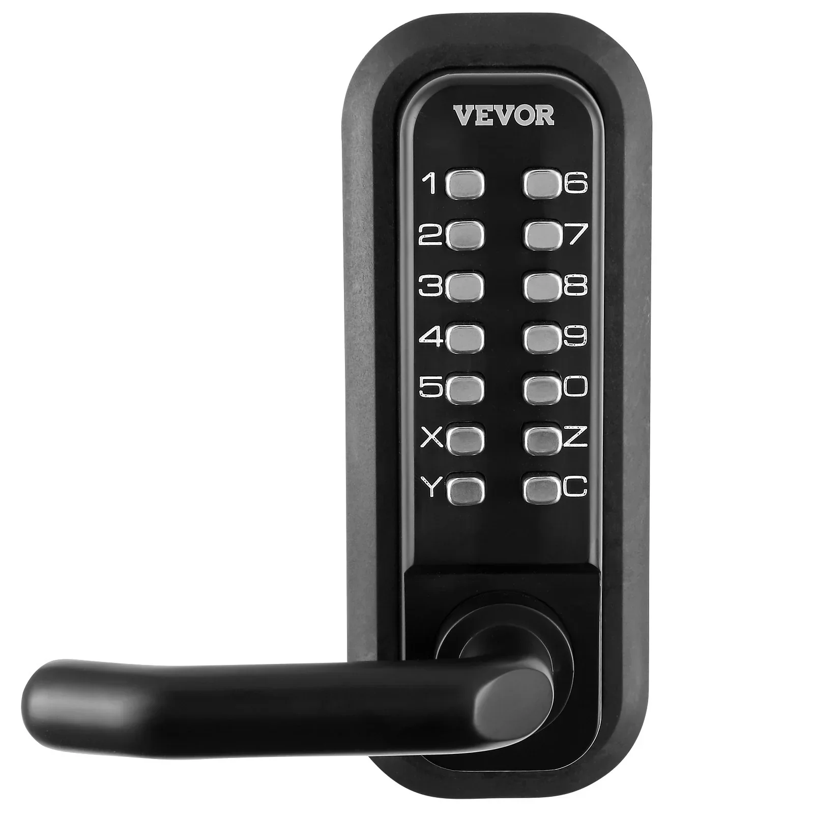 Mechanical Keyless Entry Door Lock, 14 Digit Keypad, Water-proof Zinc Alloy, Double-sided Embedded Outdoor Gate Door Locks Set with Keypad and Handle, Easy to Install, for Garden, Garage, Yard - Image 10