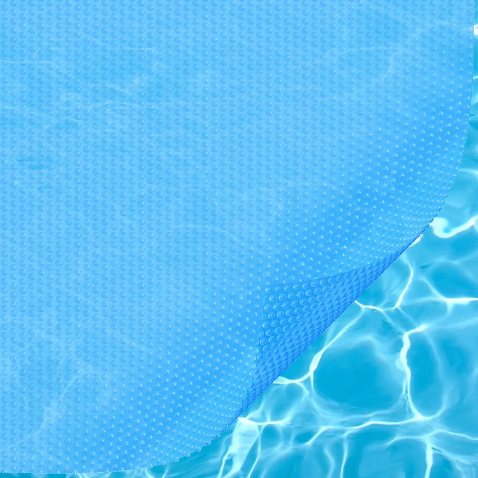 Solar Pool Cover, 24 x 12 ft Rectangle Solar Blanket for Pools, Inground Above Ground Swimming Pool Solar Cover, 8 mil Solar Covers Blue - Image 8