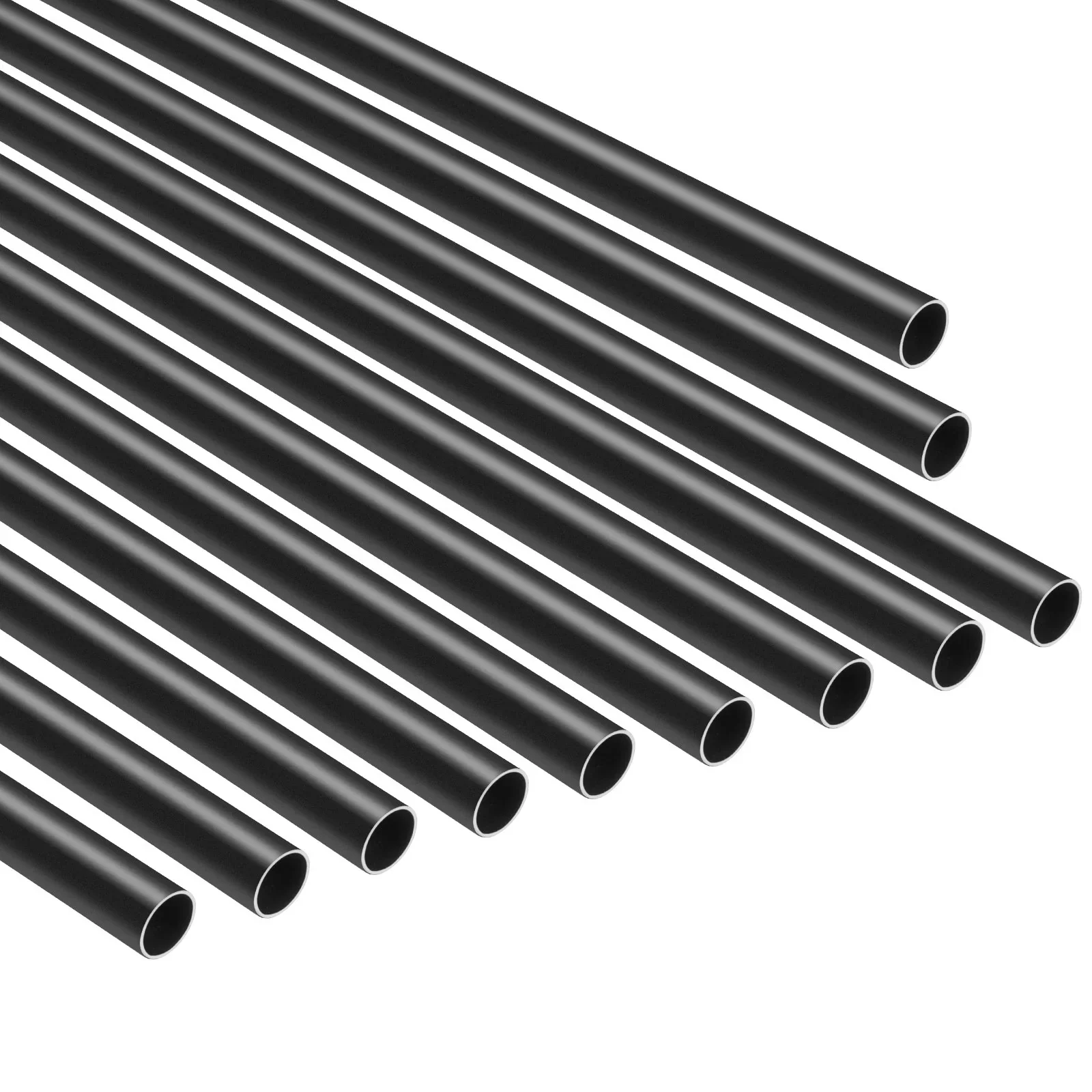 Staircase Balusters 101 Pack, 32 In Aluminum Stair Balusters, 3/4 In Water-Proof Round Metal Spindle Railing, Hollow Deck Railing with Rail Caps & Screws for Stairs, Porch, Patio, Fence, Black - Image 10