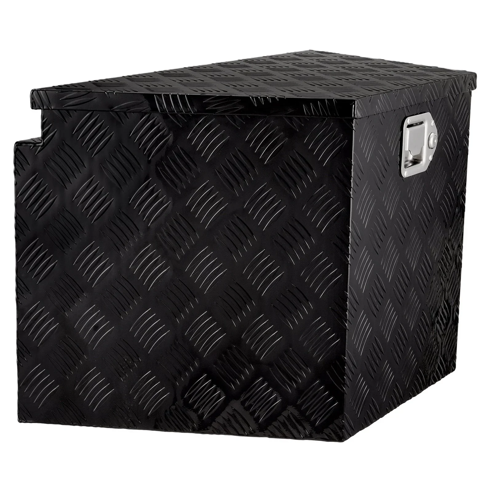 Trailer Tongue Box, Aluminum Alloy Diamond Plate Tongue Box Tool Chest, Heavy Duty Trailer Box Storage with Lock and Keys, for Pickup Truck, RV, Trailer, 737 x 410 x 460 mm/29x16.5x18inch - Image 11