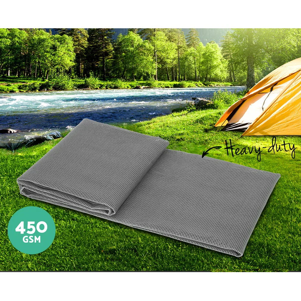 3M X 2.5M Annex Matting Floor Mats Mesh Caravan Camping Annexe - Image 3