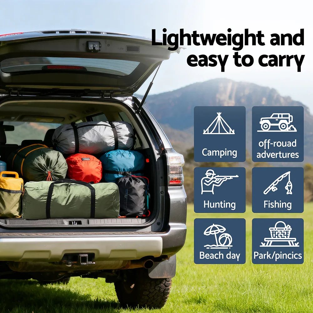 Camping Tent Car SUV Rear Hatchback Tents Canopy Portable Outdoor Family green - Image 8