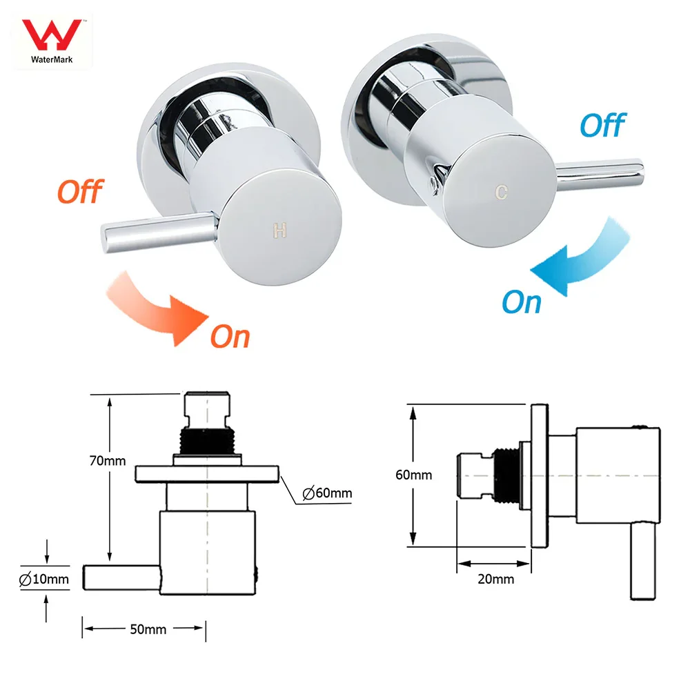 WELS Chrome 9" Plastic Rain Shower Head 3 Modes Handheld Rose Slide Rail Twin Taps - Image 8