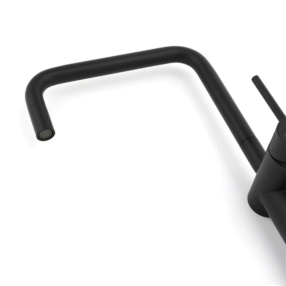 WELS Matt Black SUS Tall Kitchen Laundry 360º Swivel Sink Mixer Faucet Tap Spout - Image 4