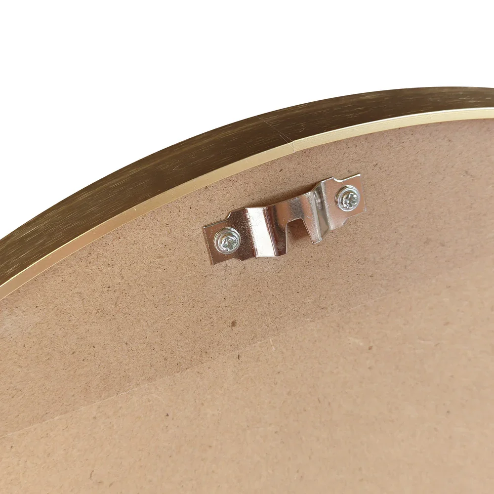 Wall Mirror Round 80cm Gold - Image 8